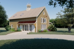 Barn Conversion Exterior Rendering
